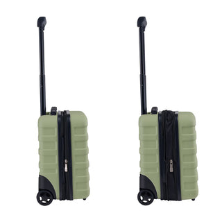 Anode 24-30L TwinWheel Expandable Underseat Case - 40x30x20cm > 40x30x25cm