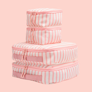 Classic Striped 5-Piece Packing Cube Set