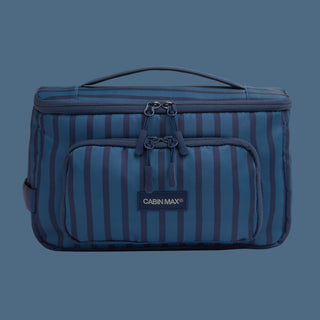 Classic Striped Toiletries Bag