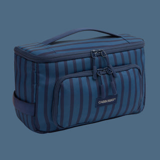 Classic Striped Toiletries Bag