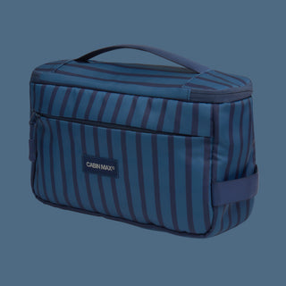 Classic Striped Toiletries Bag