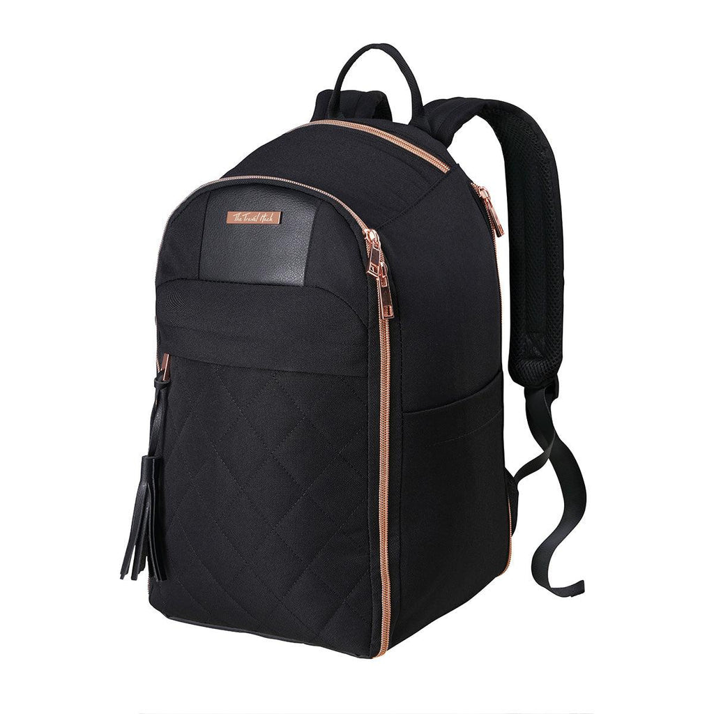 Seville Suitcase and Travel Hack Backpack - Black - Cabin Max