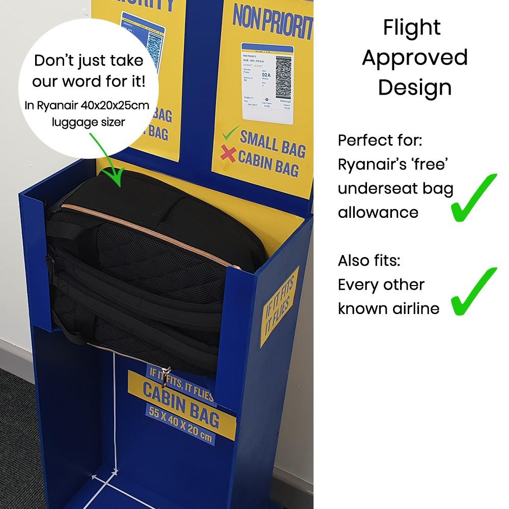 Travel Hack Stowaway Cabin Backpack - Flies free on Ryanair - Cabin Max
