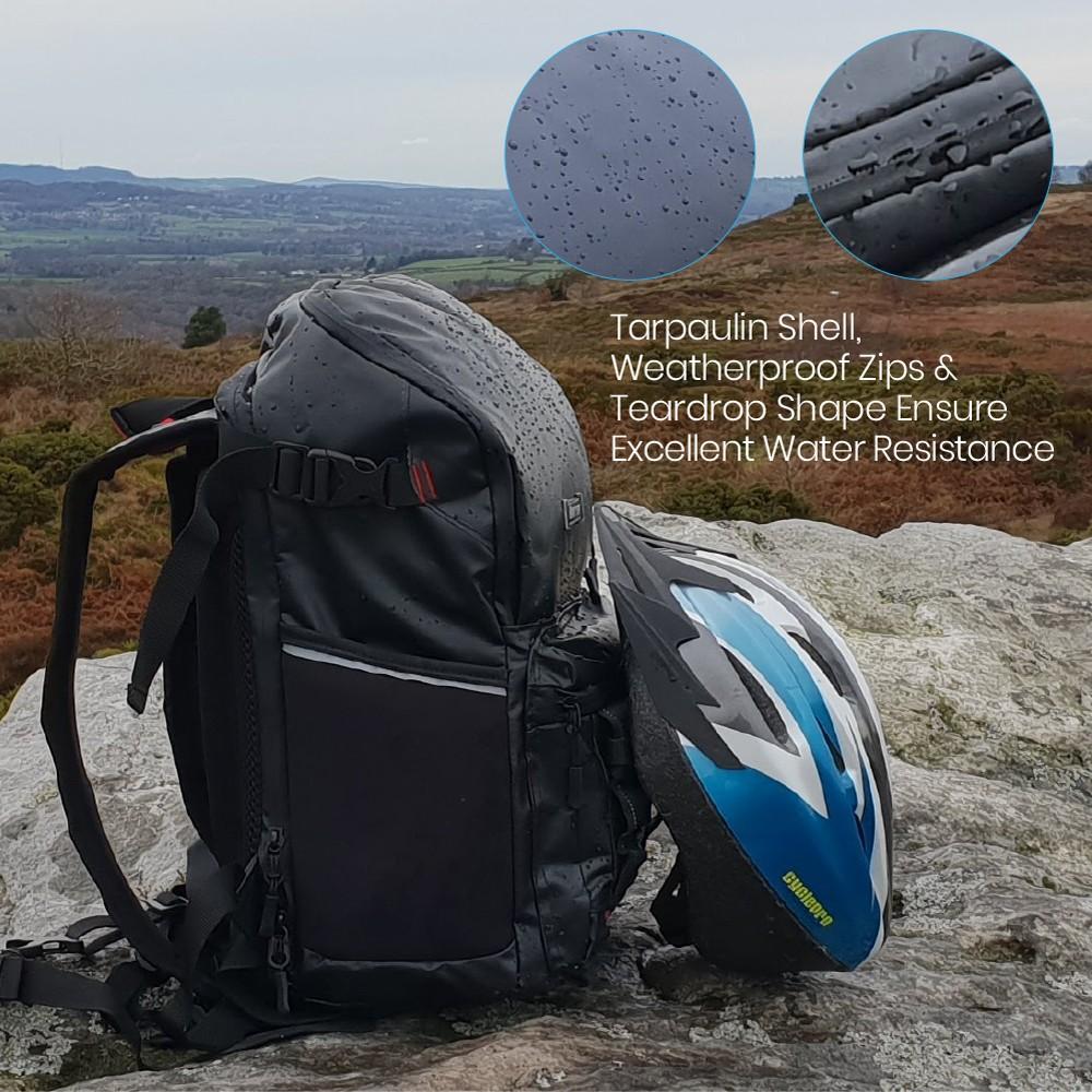 Aquabourne Midnight Waterproof Cycling Backpack - Cabin Max